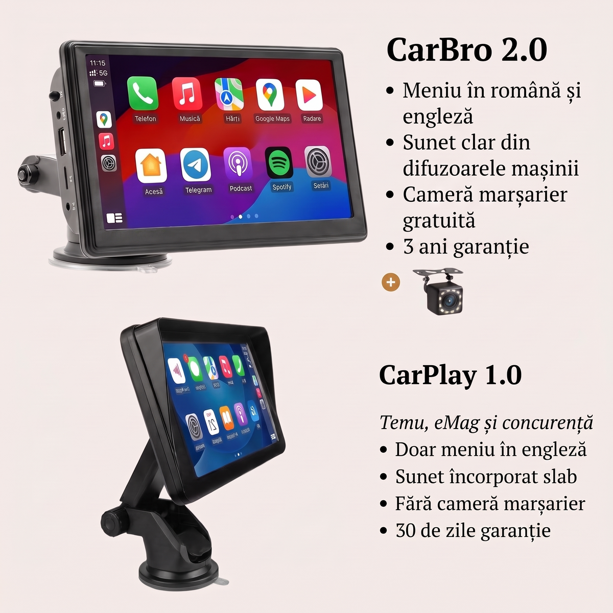 Nu e acel CarPlay ieftin pe care îl vezi peste tot.