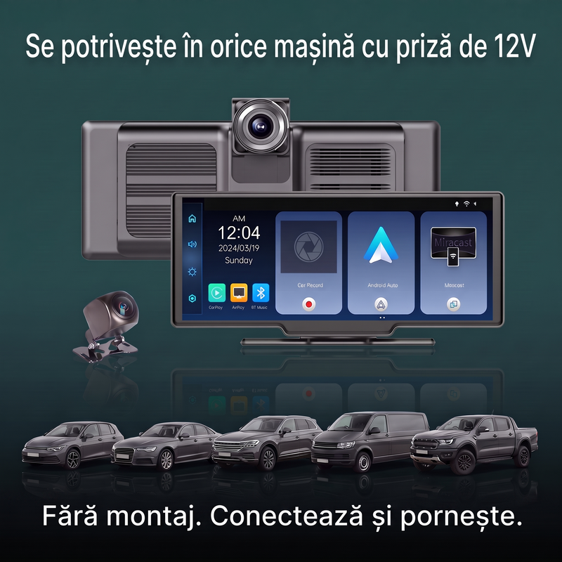 Se potrivește în orice mașină, fără service